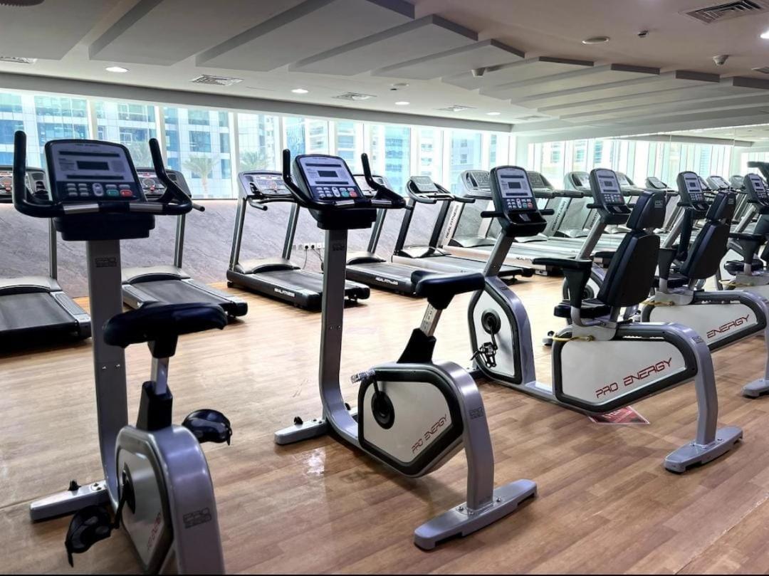 High Floor With City Skyline & Burj Khalifa View 3 Bedroom Unit Marina 迪拜 外观 照片