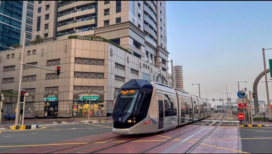 High Floor With City Skyline & Burj Khalifa View 3 Bedroom Unit Marina 迪拜 外观 照片