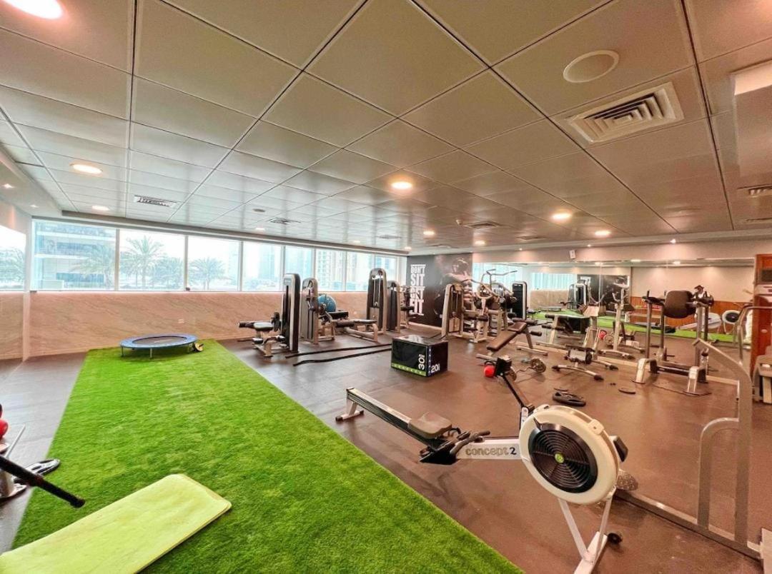 High Floor With City Skyline & Burj Khalifa View 3 Bedroom Unit Marina 迪拜 外观 照片