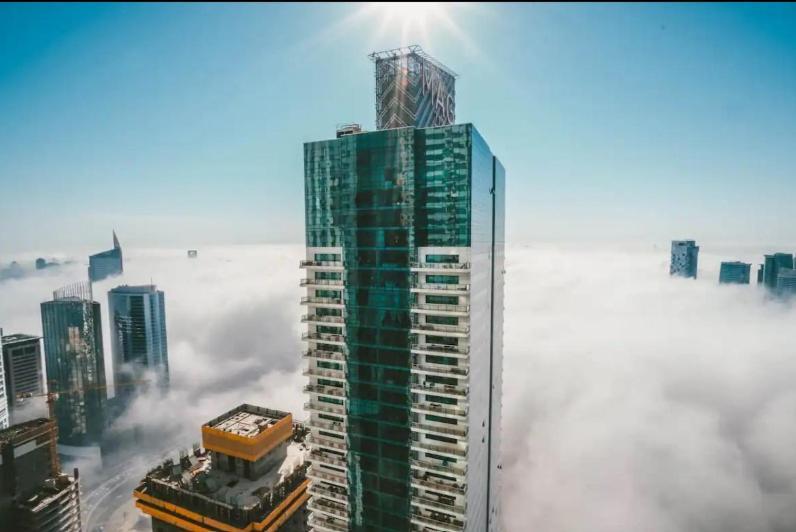 High Floor With City Skyline & Burj Khalifa View 3 Bedroom Unit Marina 迪拜 外观 照片